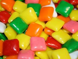 Dubble Bubble Chiclets Assorted Bubble Gum 1lb